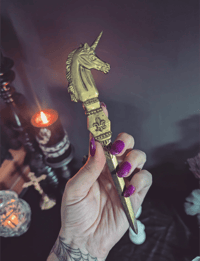 Unicorn letter opener