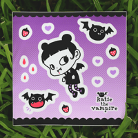 Image 1 of Katie the Vampire Sticker Sheet