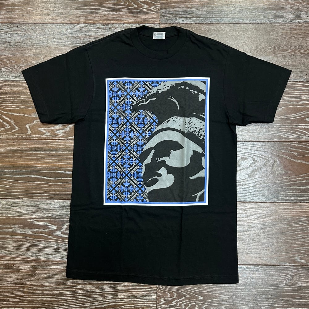 Image of Kaimana Kam Black Blue Men's T-shirt
