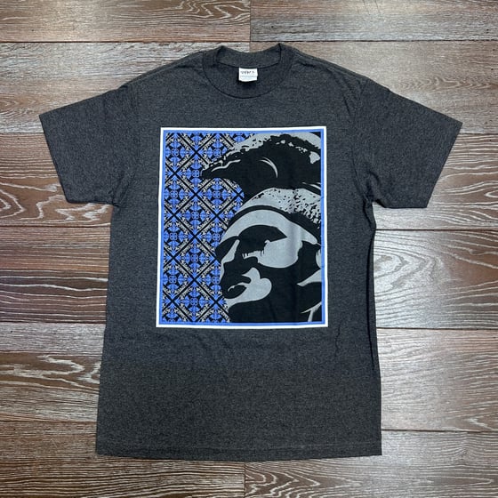 Image of Kaimana Kam Charcoal Blue Men's T-shirt