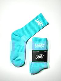 Image 1 of Summer Hues Blue Sports Sock - 1 Pack