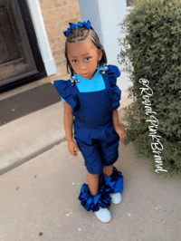 Image 1 of Back To School - Ruffled Jumper, Embroidered Name Jumper