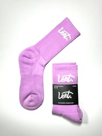 Image 1 of Summer Hues Purple Sports Sock - 1 Pack