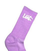 Image 2 of Summer Hues Purple Sports Sock - 1 Pack