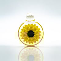 Image 5 of Glass by Blake Sunflower Pendant (Large) 