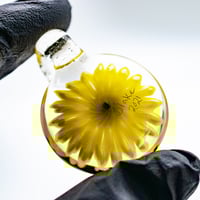 Image 6 of Glass by Blake Sunflower Pendant (Large) 