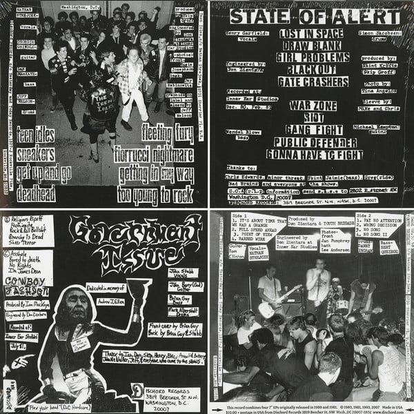 Image of va - "Four Old Seven Inches On A Twelve Inch" Lp (yellow)