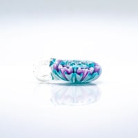 Image 3 of Glass by Blake Dot Flower Pendant (Medium)