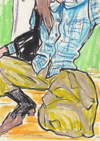 Image 2 of 'Checked Shirt SQUAT' A4 Giclée Print