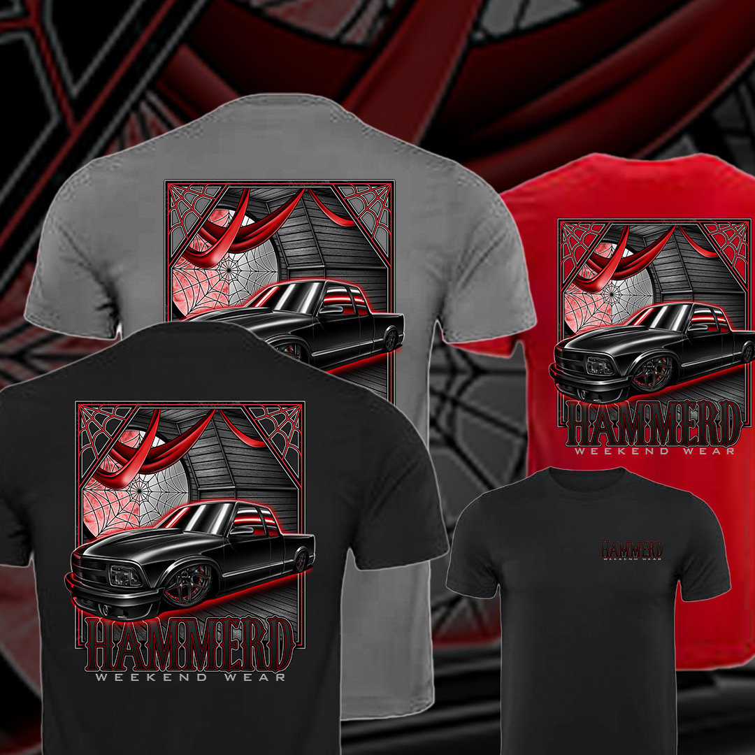 Black Widow S-10 T-Shirt | HammerD Weekend Wear