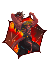 Image 1 of Red Barbarian Sticker