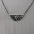 Sterling Silver and Green Chalcedony Serendipity Necklace Image 3