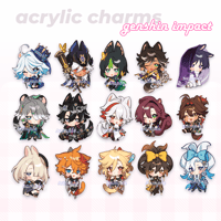 Image 1 of Genshin Acrylic Charms [PRE-ORDER]
