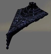 Image 2 of Star Wars Armada Dark Empire ECLIPSE SUPER Star Destroyer Raw OR Fully hand-painted Model 3D 12k Res