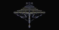 Image 7 of Star Wars Armada Dark Empire ECLIPSE SUPER Star Destroyer Raw OR Fully hand-painted Model 3D 12k Res