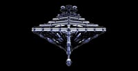 Image 8 of Star Wars Armada Dark Empire ECLIPSE SUPER Star Destroyer Raw OR Fully hand-painted Model 3D 12k Res
