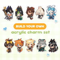 Image 1 of Genshin Build-Your-Meowie Charm Set [PRE-ORDER]
