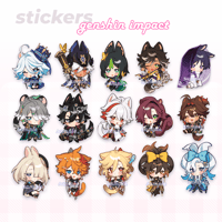 Genshin stickers [PRE-ORDER]