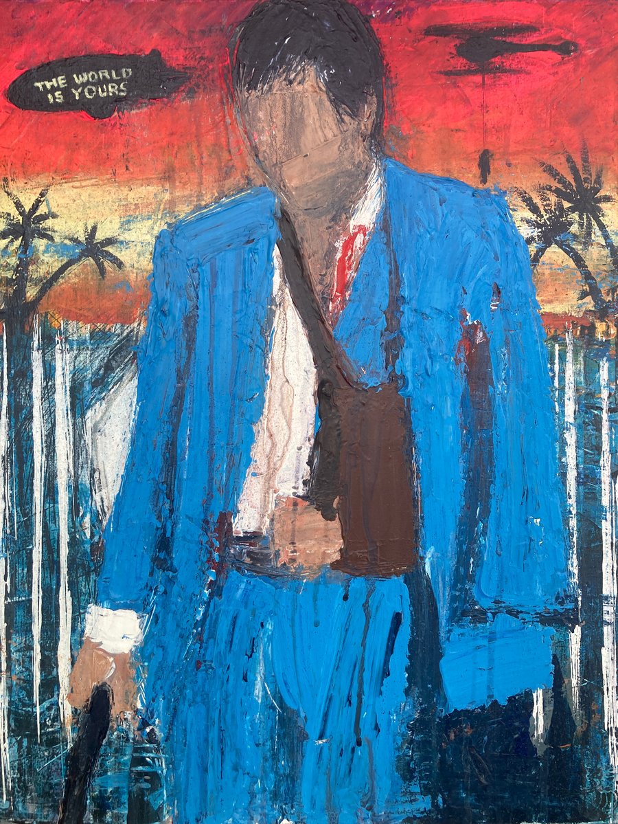 Image of World is yours (original on canvas).