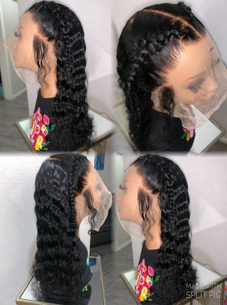 Image of 20 Inch HD Deep Wave Lace Frontal Wig