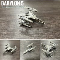 Image 1 of Babylon 5 Thunderbolt Starfury 1/270 scale HIGH detail 3D print resin FanArt