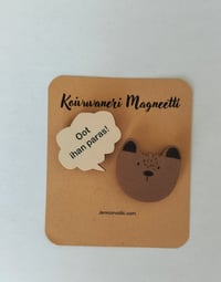 Image 1 of Puhekupla magneettisetti, karhu