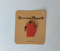 Image 1 of Punainen kahvipannu magneetti