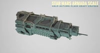 Image 3 of HALO Fleet Battles (Star Wars Armada scale) UNSC Autumn-Class Heavy Cruiser Hand-Painted or Raw 14k 