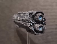 Image 6 of HALO Fleet Battles (Star Wars Armada scale) UNSC Autumn-Class Heavy Cruiser Hand-Painted or Raw 14k 