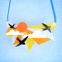 Image 2 of Sunbeam Swift Statement Necklace