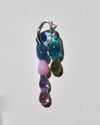 Mono boucle tear drop blue