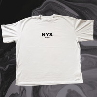 NYX RECORDINGS BOX LOGO TEE 