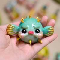 Image 1 of Angry Cactus Puffer Beastie (2)
