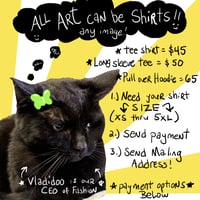 ANY ART can be a tee shirt!