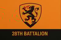 Image 1 of 28th Infantry Battalion Flag