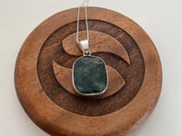 Dark Green Agate Pendant