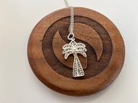 Filigree Palmtree Pendant Necklace