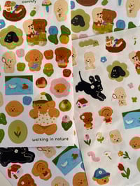 Image 5 of Walking in nature ⛰️🐾 sticker sheet