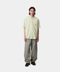Image 3 of CARHARTT WIP_LANDON PANT (GARMENT DYED) :::BLUE/LEATHER:::