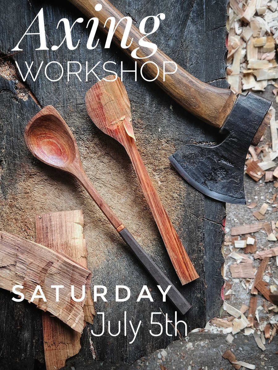 Image of 5TH JULY CYGNET GREENWOOD SPOON CARVING WORKSHOP 