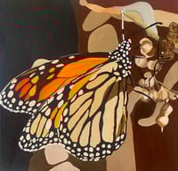 Image 2 of Monarch Butterfly, original painting