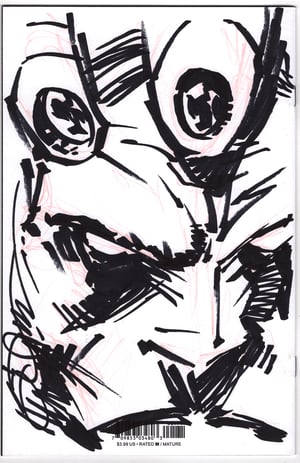 Image of PROPHET #1 FEATURING SHELBY ROBERTSON ORIGINAL FRONT AND BACK COVER SKETCH