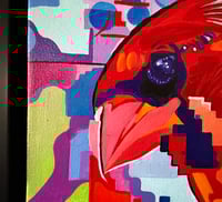 Image 3 of Cardinal, original painting