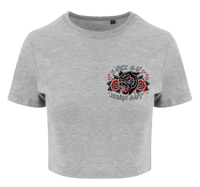 Image 1 of SUNS OUT SCUMS OUT CROP TOP 