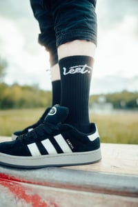 Image 4 of Elite Foundations Black Sports Sock - 2 Pack