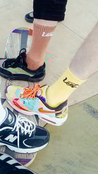 Image 3 of Summer Hues Yellow Sports Sock - 1 Pack