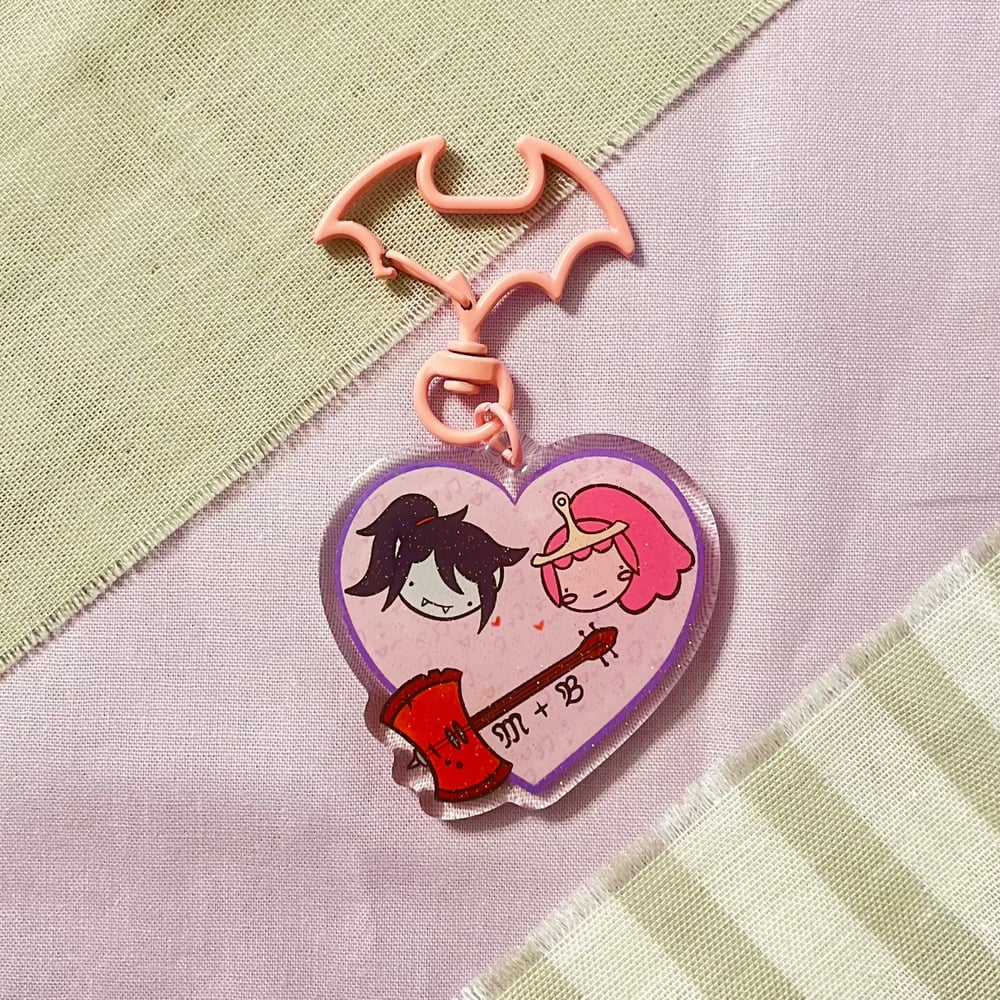 Image of Bubbline Heart Keychain