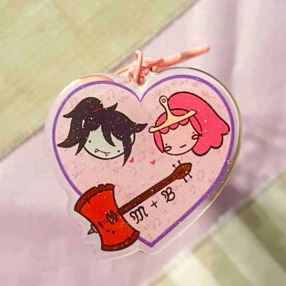 Image of Bubbline Heart Keychain