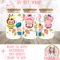 Image 4 of Labubu New Collections Collabs UVDTF cup wrap