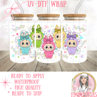 Image 8 of Labubu New Collections Collabs UVDTF cup wrap